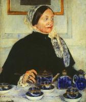 Cassatt, Mary - Lady at the Tea Table
